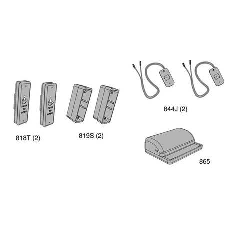 LCN Door Actuators  Plates 8310-3822TW